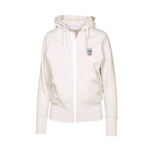 Womens Levelwear USWNT Gardinia Full-Zip Hoodie SZ XS XSmall USA Sweatshirt Team